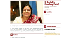 Desktop Screenshot of drarpitaraychaudhurynephrologist.com